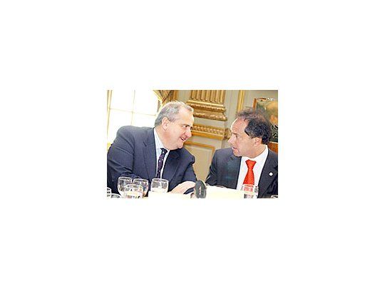 Luis Pagani y Daniel Scioli
