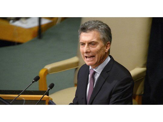 El presidente Mauricio Macri