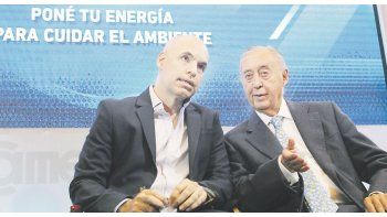 Acto. Horacio Rodríguez Larreta acompañó a Osvaldo Cornide.