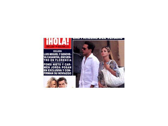 Luis Miguel con novia nueva y de paseo por Florencia