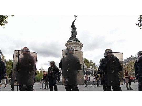 Las fuerzas de seguridad cercaron la zona.