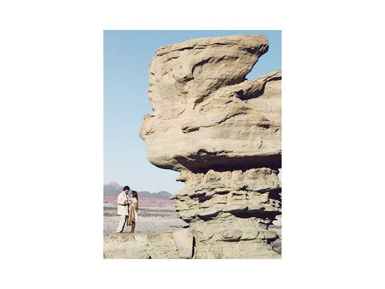 La naturaleza realizó esculturas en la roca, que se lucen en Ischigualasto.
