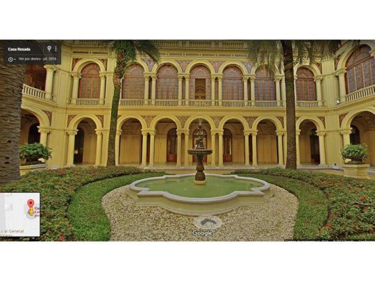 La Casa Rosada ya puede recorrerse en 3D con Street View