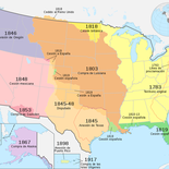 Para 1845 la doctrina del destino manifiesto estadounidense es reflejada en los principales diarios de ese país. Para 1845 la doctrina del destino manifiesto estadounidense es reflejada en los principales diarios de ese país.