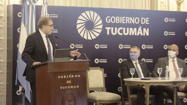 lazos. La visita de Argüello a Tucumán busca trazar relaciones bilaterales entre las provincias y socios estratégicos en los Estados Unidos para comercializar productos.