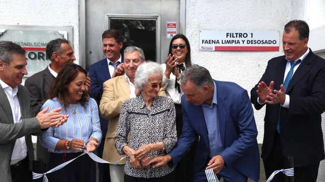 Yamandú Orsi participó de la reapertura de un frigorífico en Florida.&nbsp;