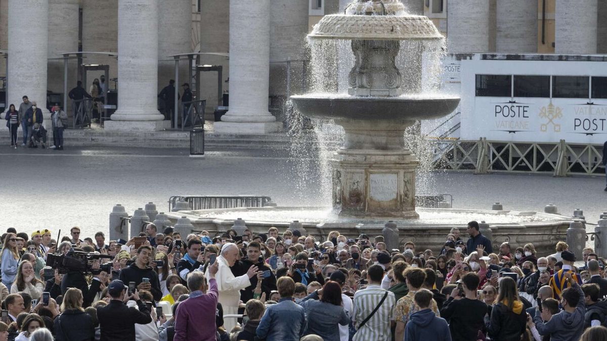 Francis returned to St. Peter’s Square after more than two years