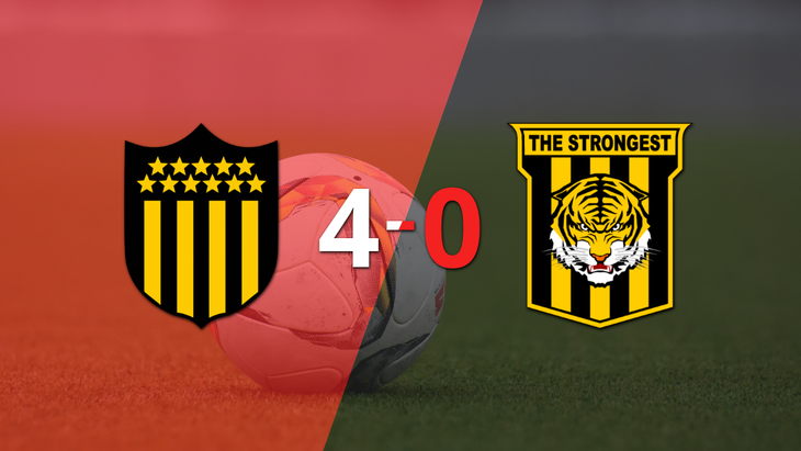 Peñarol logró una goleada que ilusiona