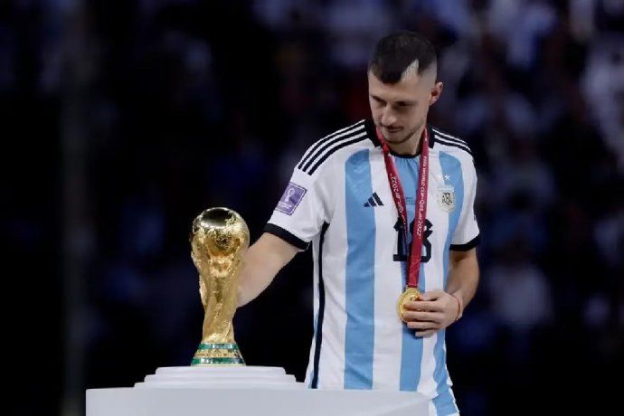Guido Rodríguez y la Copa del Mundo.