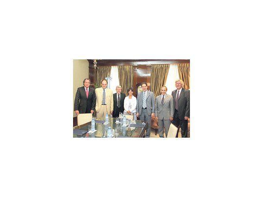 Marcó del Pont recibió ayer, junto a Miguel Pesce, a representantes de la banca nacional y extranjera en el segundo piso del BCRA.