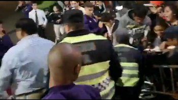 Cinco heridos en la llegada de River a Salta