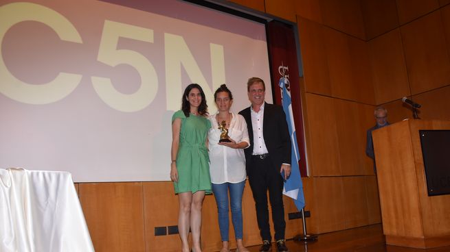 C5N fue distinguido por su aporte a la lucha contra los accidentes de tránsito. 