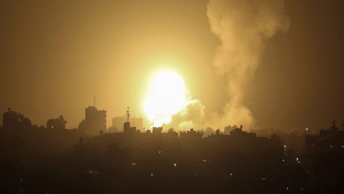 Israel bombed Gaza after rocket fire