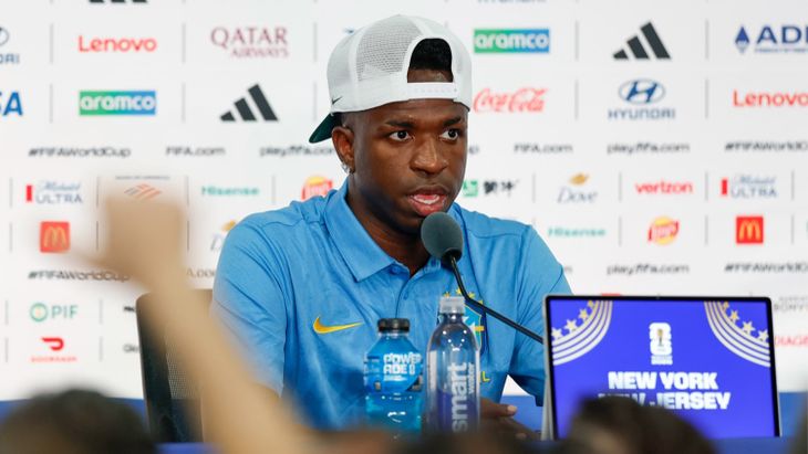 Vinícius Júnior en conferencia de prensa previo a disputar su segundo Mundial afirmó que llega muy bien física y técnicamente. Vinícius Júnior en conferencia de prensa previo a disputar su segundo Mundial afirmó que llega muy bien física y técnicamente.