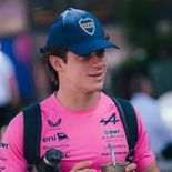 Franco Colapinto con su gorra de Boca en Melbourne. Franco Colapinto con su gorra de Boca en Melbourne.