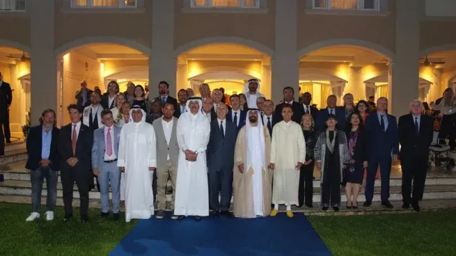 El embajador Saeed AlQemzi recibió a los invitados en su residencia y se mostró esperanzado sobre la relación de EAU y Argentina para los próximos años.&nbsp;