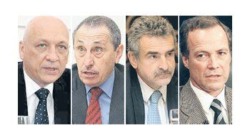 Antonio Bonfatti, Jorge Obeid, Agustín Rossi, Rubén Giustiniani