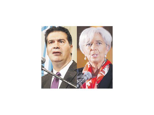 Jorge Capitanich  y Christine Lagarde