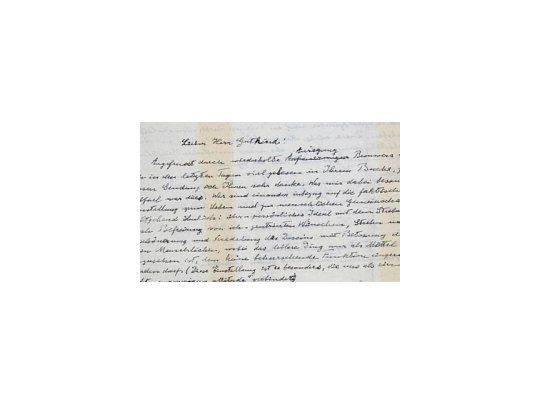 Subastan carta de Einstein en Internet
