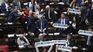 Deputies from the ruling party and allies celebrated the approval of the Single Paper Ballot. Deputies from the ruling party and allies celebrated the approval of the Single Paper Ballot.