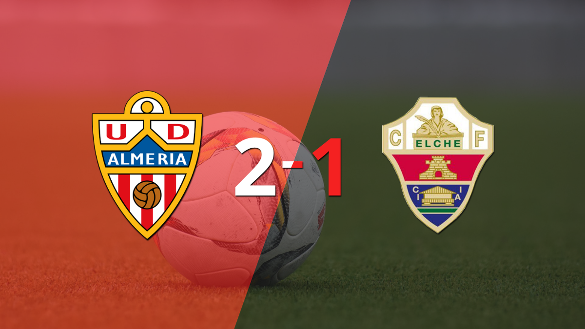 Almería got a 2-1 home win against Elche