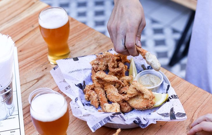 Chicken nuggets stand out for their battering with Panko and spices. Chicken nuggets stand out for their battering with Panko and spices.