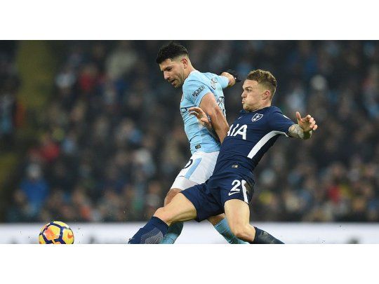 Agüero fue titular y salió en el inicio del complemento.