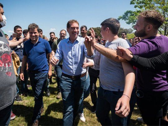 Diego Santilli, en la Plata&nbsp;