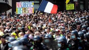 Movilización en Francia contra la reforma jubilatoria.