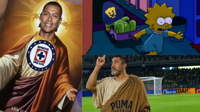 Tras la coronación de Cruz Azul, las redes sociales estallaron con memes sobre los festejos y con burlas hacia Pumas.