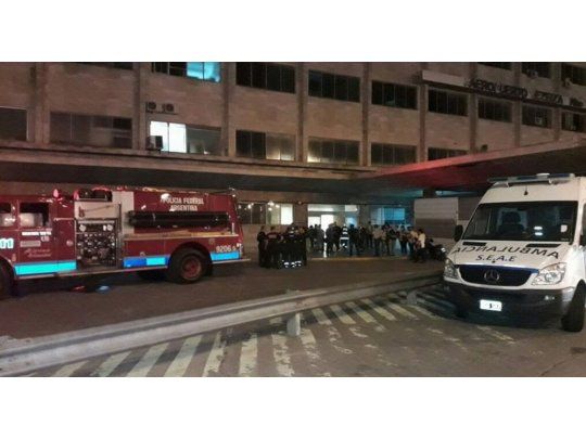 Desviaron vuelos por principio de incendio en el aeropuerto de Ezeiza