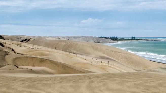 La playa de Chacalacas en Veracruz.
