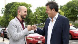 Sergio Massa and Juan González, special adviser to Joe Biden.