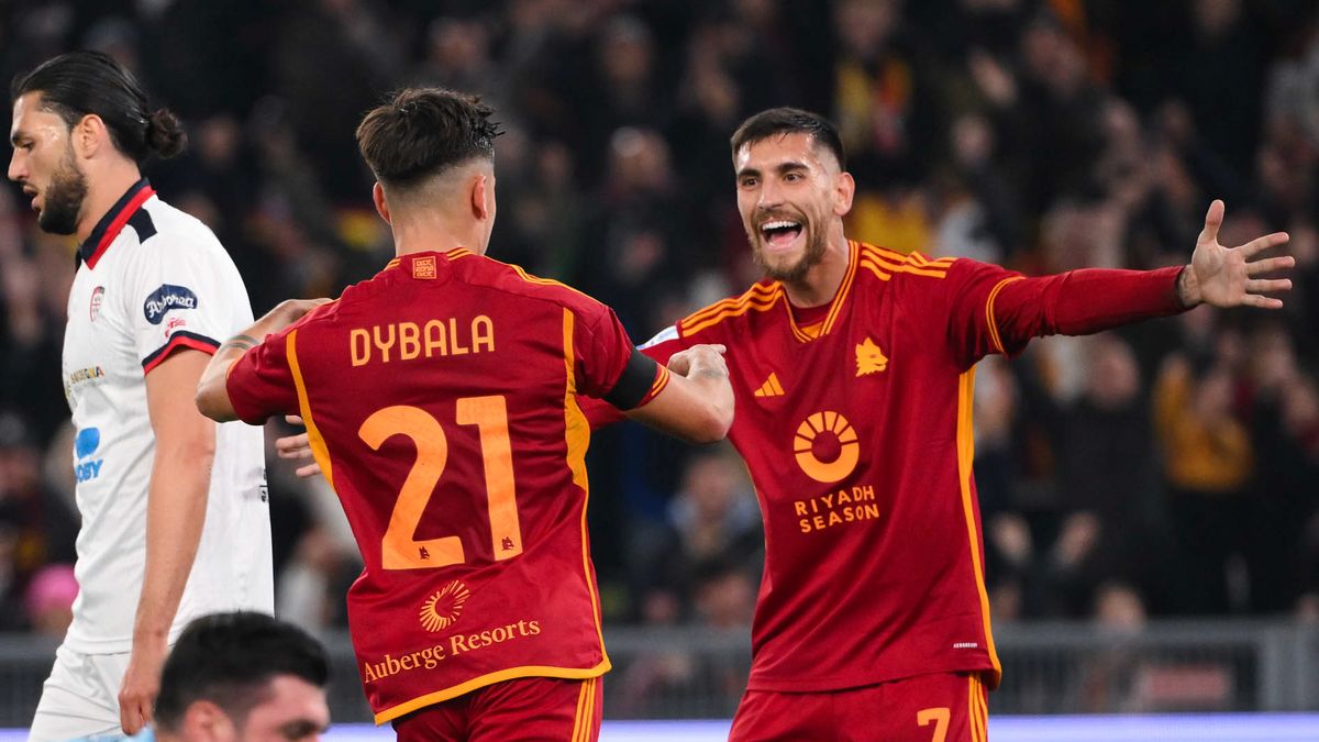 Dybala scored a double in Roma’s win in the Italian League