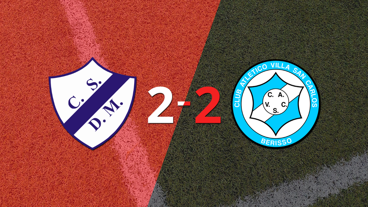 Dep. Merlo drew 2-2 at home with Villa San Carlos