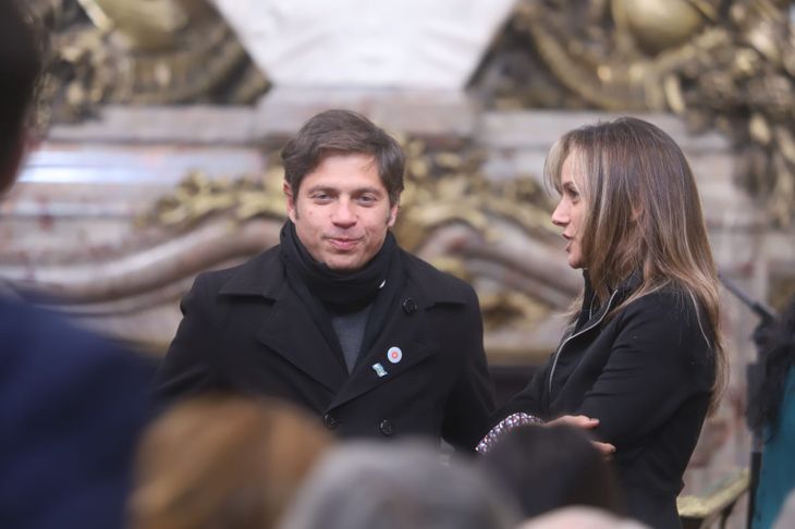 Axel Kicillof y Malena Galmarini. 