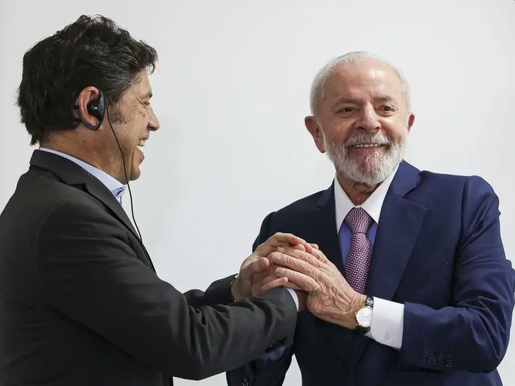 Kicillof y Lula mantuvieron una reunión el miércoles.