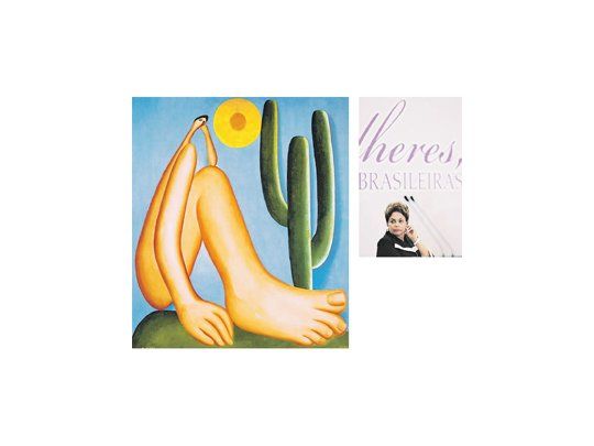 Dilma Rousseff, en el acto de apertura de «Mujeres, artistas y brasileñas», que incluye «Abaporu» de Tarsila do Amaral, prestada a Brasil por el Malba.