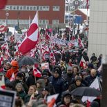 Marchas en Nuuk, la capital de Groenlandia, contra las amenazas de Donald Trump. Marchas en Nuuk, la capital de Groenlandia, contra las amenazas de Donald Trump.