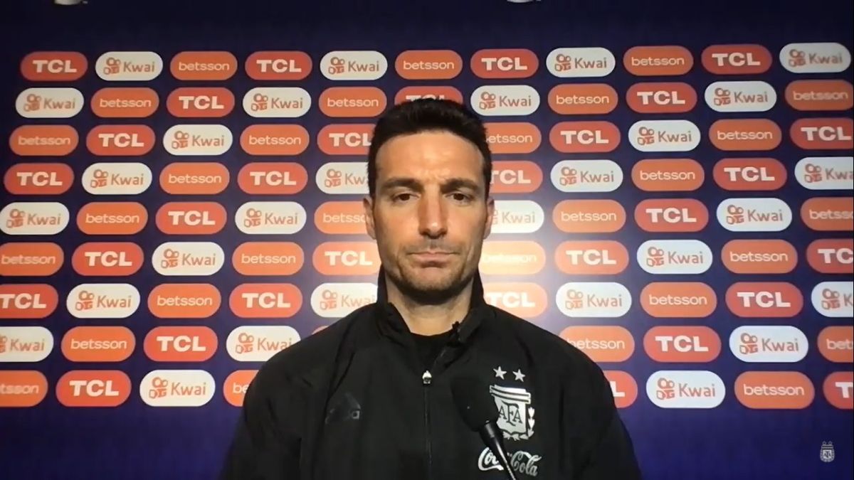 Scaloni praised his players, spoke of “some tweaking” against Peru and confirmed the locality against Brazil
