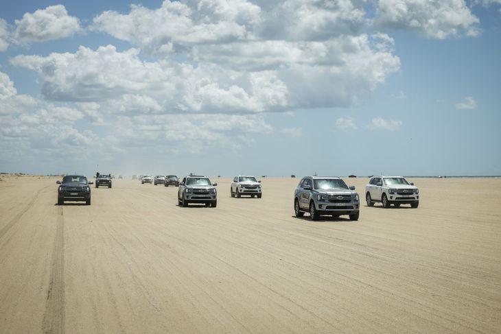 La prueba dinámica comenzó en Cariló y se extendió hacia la Reserva Natural Municipal Faro Querandí, ubicada al sur de Mar Azul.