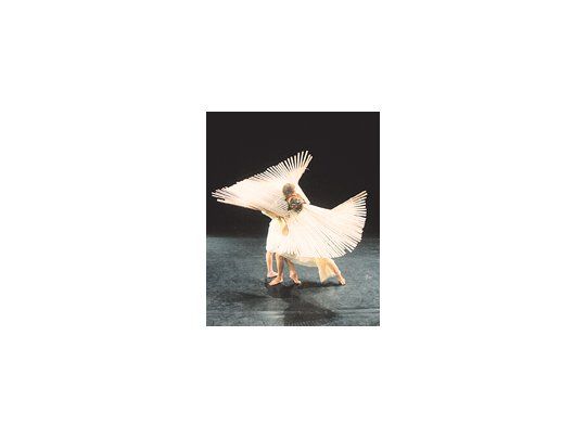 Una imagen de «Como el agua que fluye», coreografía de Mabel Dai Chee Chang por el Ballet Contemporáneo.