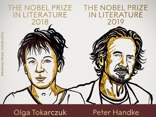 Olga Tokarczuk y Peter Handke
