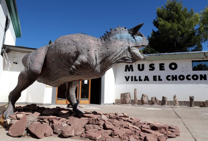 The Ernesto Bachmann Paleontological Museum exhibits Dinosaur fossils discovered in the region, including the Giganotosaurus Carolini. The Ernesto Bachmann Paleontological Museum exhibits Dinosaur fossils discovered in the region, including the Giganotosaurus Carolini.