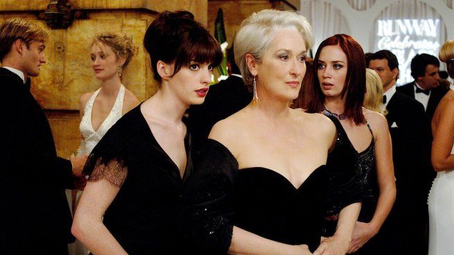 Anne Hathaway, Meryl Streep y Emily Blunt.&nbsp;