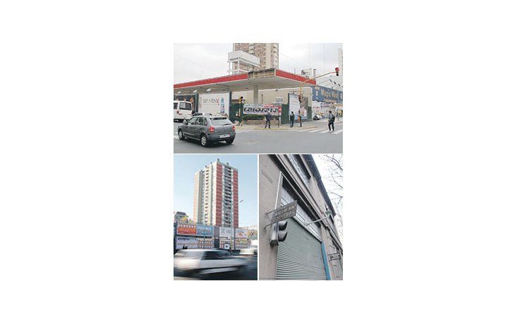 ámbito.com | Arriba.: Córdoba y Bulnes, esquina que supo albergar a una estación de servicio.Abajo-Izq.: Monroe y Libertador. Había un lavadero de autos. Abajo-der: Izq.: Córdoba y Bulnes, esquina que supo albergar a una estación de servicio.Der.: Monroe y Liberta