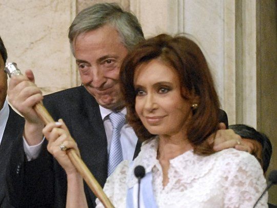 Néstor Kirchner y Cristina Fernández de Kircher.
