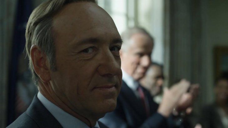 Kavin Spacey, el actor protagonista de la serie House of Cards.