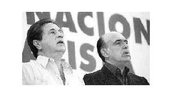 ámbito.com | Eduardo Duhalde y Carlos Ruckauf en el Congreso Justicialista del sábado