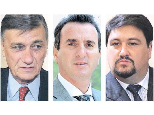 Hermes Binner. Francisco Pérez. Maurice Closs